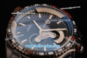 Tag Heuer Grand Carrera Calibre 36 RS Caliper Chrono Miyota OS20 Quartz PVD Case with PVD Strap and Black Dial - 7750 Coating