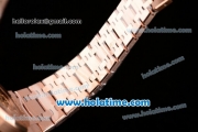 Audemars Piguet Royal Oak 41 Swiss ETA 2824 Automatic Full Rose Gold with Blue Dial and Stick Markers - 1:1 Original (Z)