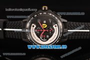 Ferrari Race Day Watch Chrono Miyota OS10 Quartz PVD Case with Black/White Dial and Arabic Numeral Markers