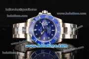 Rolex Submariner Asia 2813 Automatic Full Steel with Blue Dial and Ceramic Bezel