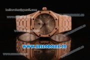 Audemars Piguet Royal Oak 41MM Clone AP Calibre 3120 Automatic Rose Gold Case with Gray Dial and Rose Gold Bracelet - (EF)