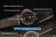 Hublot Classic Fusion 9015 Auto PVD Case with Black Dial and Black Leather Strap