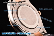 Rolex Datejust II Asia 2813 Automatic Two Tone Case with Brown Dial and White Stick Markers - ETA Coating Super LumiNova