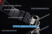 Richard Mille RM 35-01 RAFA Miyota 9015 Automatic PVD Case with Black Rubber Strap and Skeleton Dial Dot Markers