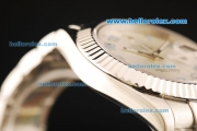 Rolex Datejust II Rolex 3135 Automatic Movement Full Steel with White Dial and Blue Arabic Numerals