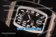 Richard Mille RM 007 Miyota 9015 Automatic PVD Case with Skeleton Dial and White Arabic Numeal Markers (K)