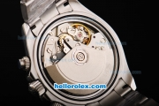 Rolex Daytona Swiss ETA 7750 Automatic Movement Full Steel with Numeral Markers and White Dial