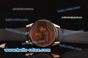 Tag Heuer Mikrogirder 2000 Chronograph Miyota Quartz Rose Gold Case with PVD Bezel and Brown Dial