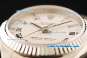 Rolex Air King Automatic Movement Full Steel with ETA Coating Case and White Dial