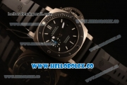 Panerai PAM1389 Luminor Submersible 1950 Amagnetic 3 Days Clone P.9010 Automatic Steel Case with Ceramic Bezel Black Dial and Black Rubber Strap - 1:1 Original (ZF)