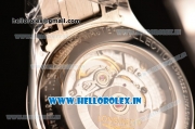 Longines Master Swiss ETA 2824 Automatic Full Steel with White Dial and Diamonds/Roman Numeral Markers