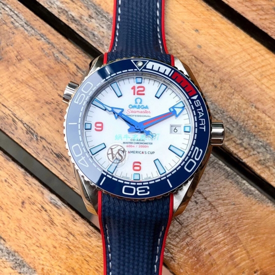 VS 1:1 High Quality Imitation Watch Omega Seamaster Series Ocean Universe America's Cup Limited Edition Watch - Click Image to Close