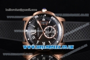 Cartier Calibre de Cartier Diver Asia ST16 Automatic Rose Gold Case with Black Dial Roman Markers and Black Rubber Strap