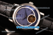 Vacheron Constantin Malte Tourbillon Asia Automatic Steel Case with Black Stick Markers and Blue Dial