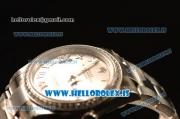 Rolex Datejust Grey Dial With Diamond Bezel Steel Rolex 3255