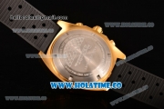 Tag Heuer Formula 1 Miyota OS20 Quartz Yellow Gold Casd with White Stick Markers and Black Rubber Strap