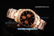 Rolex Daytona Automatic Full Rose Gold with Black Dial and White Marking