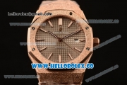Audemars Piguet Royal Oak 41MM Clone Calibre AP 3120 Automatic Full Rose Gold with Grey Dial and Stick Markers (EF)