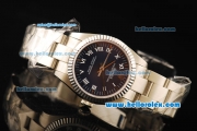 Rolex Air King Automatic Movement Full Steel with ETA Coating Case and Blue Dial