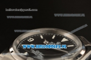 Rolex Explorer Cartier Steel Case Asia Auto with Black Dial and Steel Bracelet