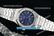 Audemars Piguet Royal Oak Swiss ETA 2824 Automatic Full Steel with Blue Dial and Stick Markers - 1:1 Origianl (ZF)