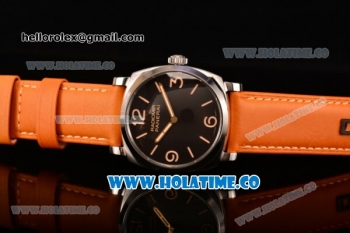Panerai Radiomir PAM 622 Clone P.3000 Manual Winding Steel Case with Black Dial Brown Leather Strap and Stick/Arabic Numeral Markers - 1:1 Original (KW)