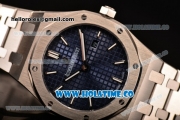 Audemars Piguet Royal Oak 33MM Miyota Quartz Steel Case/Bracelet with Stick Markers and Blue Dial (EF)