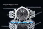 Rolex Datejust II Swiss ETA 2836 Automatic Steel Case with Sliver Dial Stick Markers and Stainless Steel Bracelet (BP)