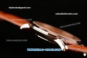 Ulysse Nardin Classico Miyota OS2035 Quartz Rose Gold Case with Stick Markers Rose Gold Dial and Orange Leather Strap