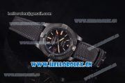 Breitling Avenger BlackBird Swiss ETA 2824 Automatic Titanium Case with Black Dial Black Leather Strap and Stick Markers