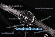 Tag Heuer Mikrograph Chrono Miyota OS10 Quartz Steel Case with White Markers and Black/Grey Dial