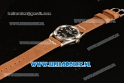 Rolex Explorer Tiffany & Co 2813 Auto Steel Case with Black Dial and Brown Nylon Strap