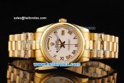 Rolex Day-Date Oyster Perpetual Automatic Full Gold with White Dial