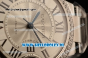 1:1 Cartier Ballon Bleu De 2671 Auto Steel Case with White Dial and Steel Bracelet