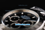 Rolex Daytona Automatic Movement Full White with Black Dial