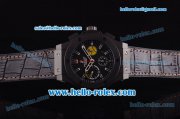 Hublot Big Bang Nastie Swiss Valjoux 7750 Automatic Movement PVD Case with Black Dial