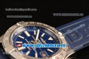 Breitling Avenger II GMT Blue Dial With Swiss ETA 2836 Automatic Blue Rubber Strap Best Edition A32390111C1S2