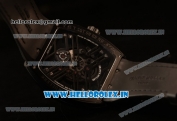 Franck Muller Vanguard Miyota Automatic Copy Tourbillon Rose Gold Case With Skeleton Dial Leather/Rubber Strap