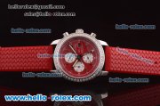 Chopard Mille Miglia GMT Automatic Diamond Bezel with Red Dial and Red Rubber Strap