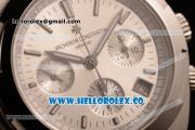 Vacheron Constantin Overseas Chrono Miyota 9015 Automatic Steel Case with Silver Dial and Steel Bracelet