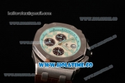 Audemars Piguet Royal Oak Offshore Montauk Highway Limited Edition Chrono Swiss Valjoux 7750 Automatic Steel Case with White Dial and Blue Markers - 1:1 Original (J12)