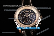 Breitling Bentley 6.75 Speed Chrono Swiss Valjoux 7750 Automatic Steel Case with Black Dial and Stick Markers (GF)