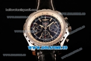 Breitling Bentley 6.75 Speed Chrono Swiss Valjoux 7750 Automatic Steel Case with Black Dial and Stick Markers (GF)