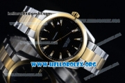 Omega Seamaster Aqua Terra 150M Clone Omega 8500 Automatic Two Tone Case/Bracelet with Black Dial (YF)