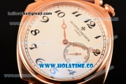 Vacheron Constantin Historiques American Asia Automatic Rose Gold Case with White Dial and Black Arabic Numeral Markers