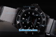 Rolex Sea-Dweller Pro-Hunter Swiss ETA 2836 Automatic Movement Silver Case With Black Dial and Case-Air Vent Edition-2008 New Version