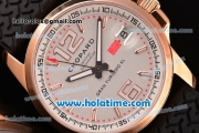 Chopard Mille Miglia Gran Turismo XL Miyota OS2035 Quartz Rose Gold Case with Grey Dial and Stick/Arabic Numeral Markers