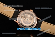 A.Lange&Sohne Saxonia Tourbillon Asia Automatic Rose Gold Case with Black Dial and Stick Markers