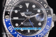 Rolex GMT-Master II Vintage Swiss ETA 2836 Automatic Stainless Steel Case/Bracelet with White Markers and Black Dial