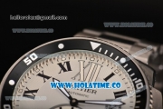 Cartier Calibre De Asia Automatic Full Steel with White Dial and Roman Numeral Markers